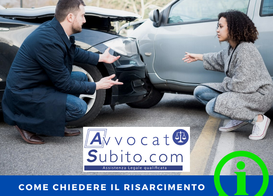 Come chiedere il risarcimento per incidente stradale!