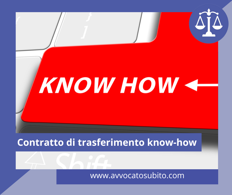 Contratto di trasferimento know-how