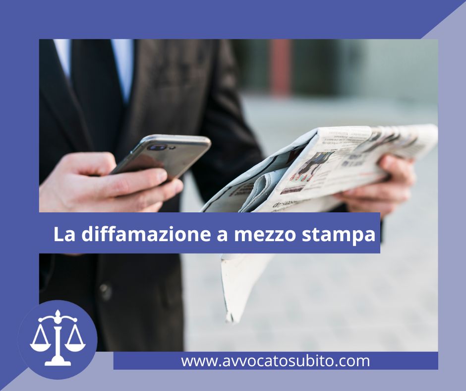 La diffamazione a mezzo stampa