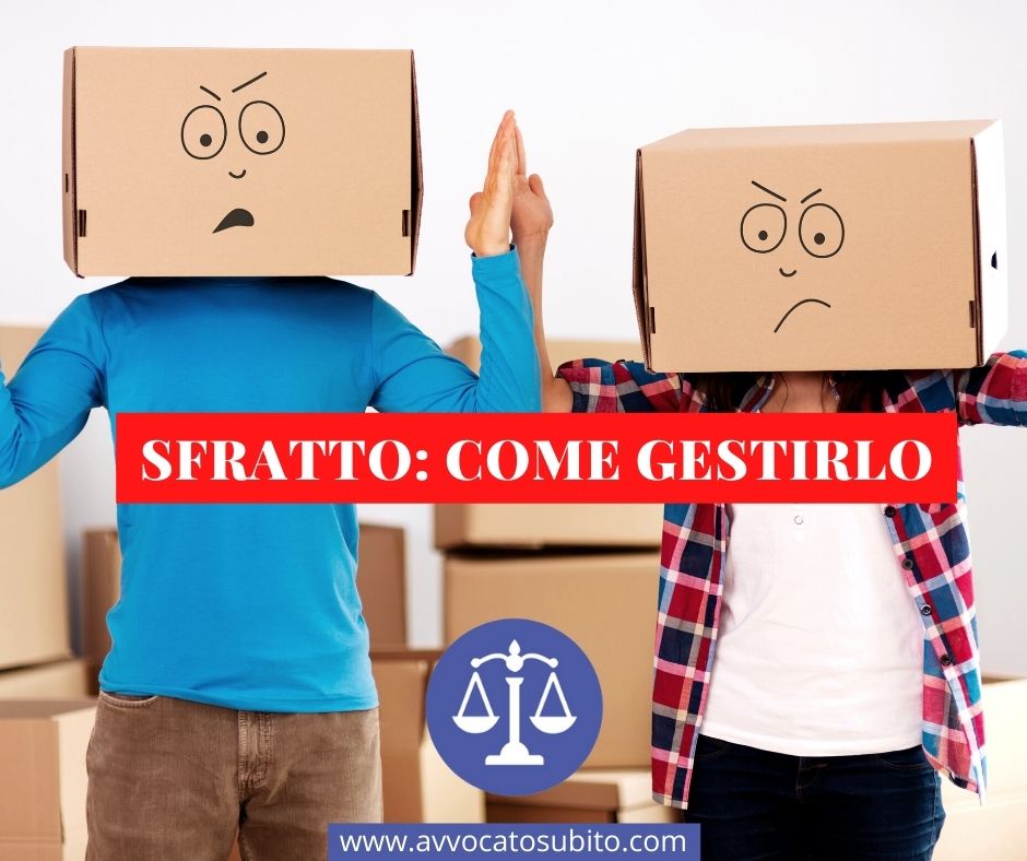 Sfratto: come gestirlo