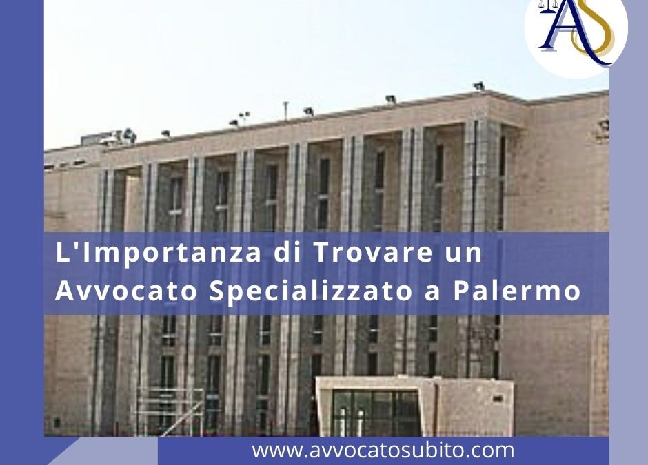 L’Importanza di Trovare un Avvocato Specializzato a Palermo